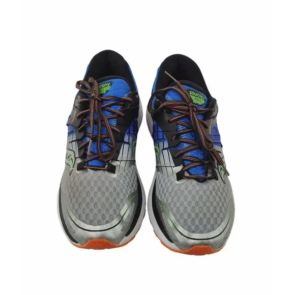Saucony Men's Triumph ISO 2 S20290-1 Blue Sliver Running Shoes Lace UP Size 11.5 - Picture 2 of 11